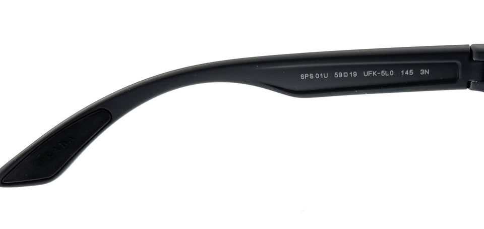 Óculos de sol quadrado cinza Prada Linea Rossa 0PS 01US UFK5L0