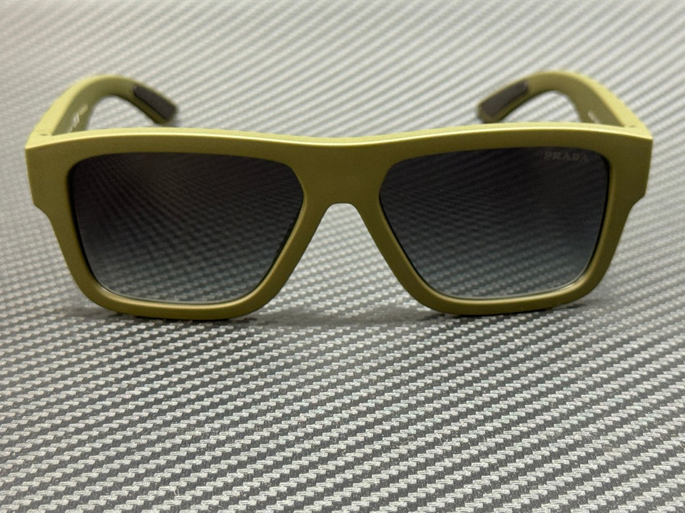 Óculos de sol masculino PRADA LINEA ROSSA PS 04ZS 15X09U verde fosco cinza 56 mm-