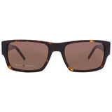 Óculos de sol masculino retangular marrom Tommy Hilfiger TH 2017/S 0086/70 56