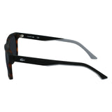 Óculos de sol Lacoste masculino L957S-230 quadrado 56mm fosco Havana
