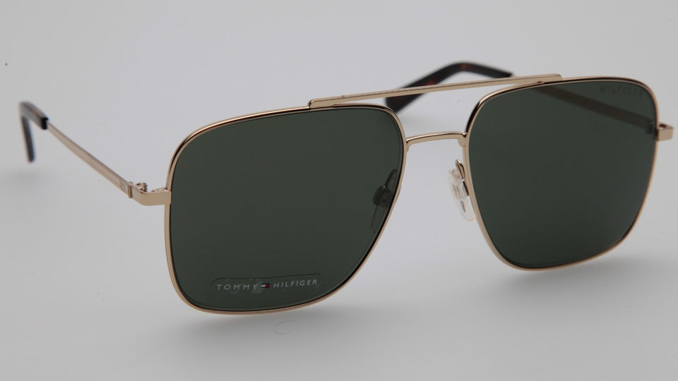 Óculos de Sol Dourado Tommy Hilfiger 59-17-145mm NOVO TH 1752/S J5GQT