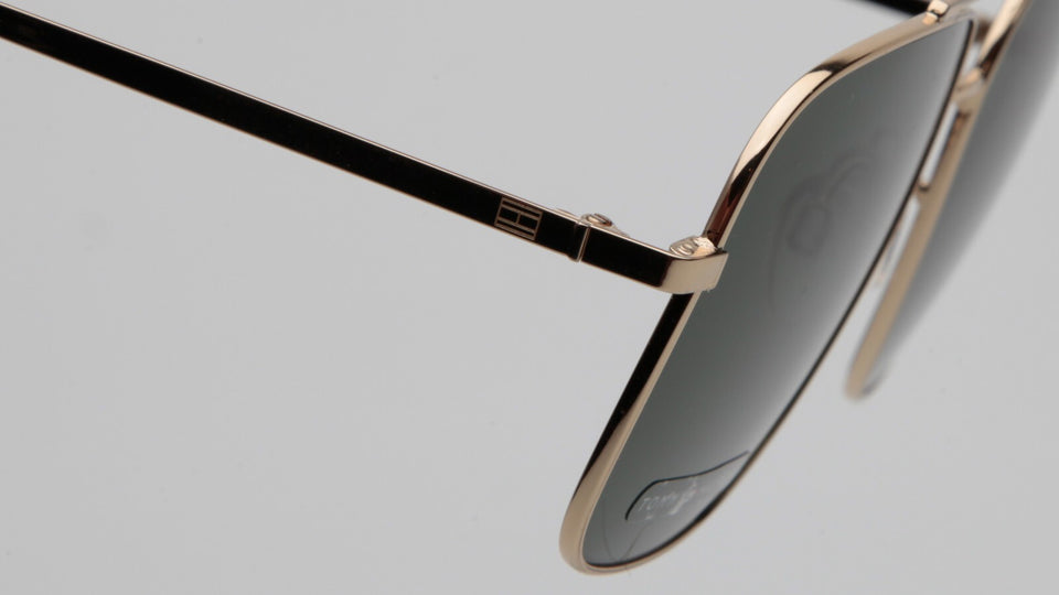 Óculos de Sol Dourado Tommy Hilfiger 59-17-145mm NOVO TH 1752/S J5GQT