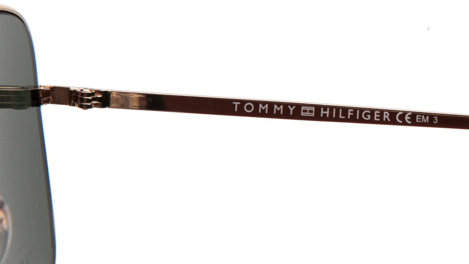 Óculos de Sol Dourado Tommy Hilfiger 59-17-145mm NOVO TH 1752/S J5GQT