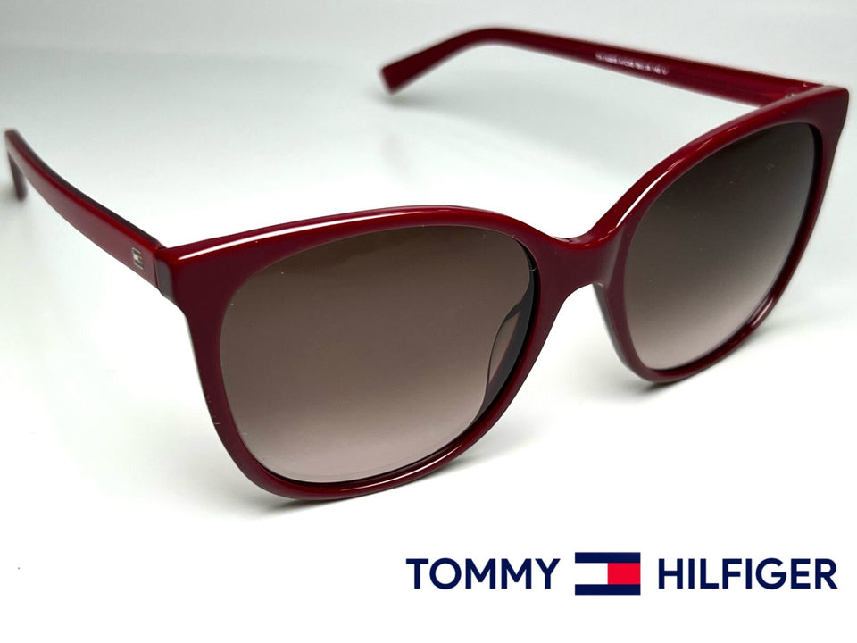 Óculos de sol Tommy Hilfiger TH 1448/S plástico redondo vermelho 56-145