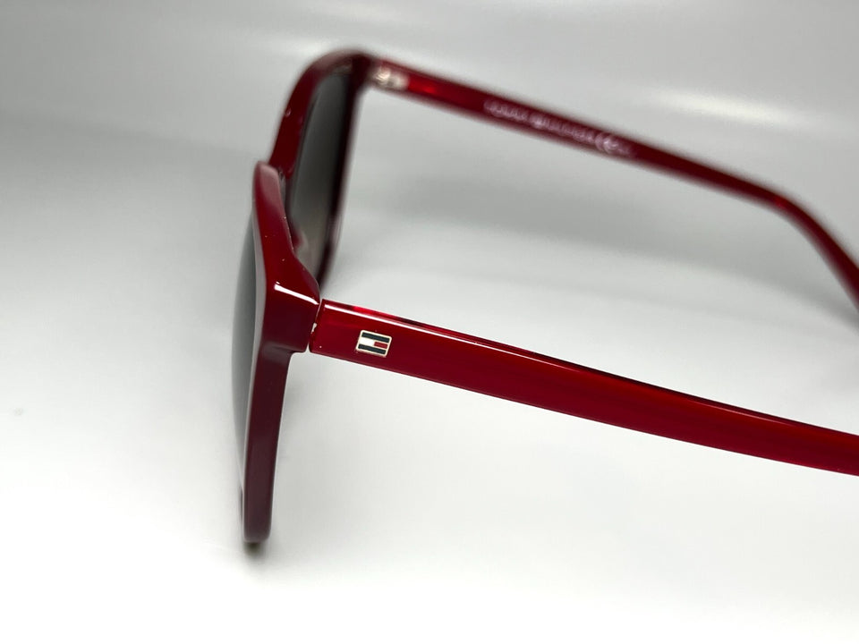 Óculos de sol Tommy Hilfiger TH 1448/S plástico redondo vermelho 56-145