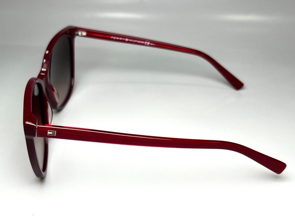 Óculos de sol Tommy Hilfiger TH 1448/S plástico redondo vermelho 56-145