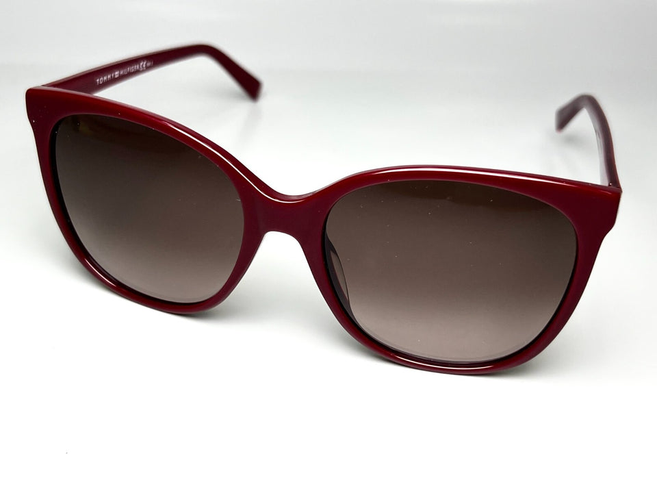 Óculos de sol Tommy Hilfiger TH 1448/S plástico redondo vermelho 56-145